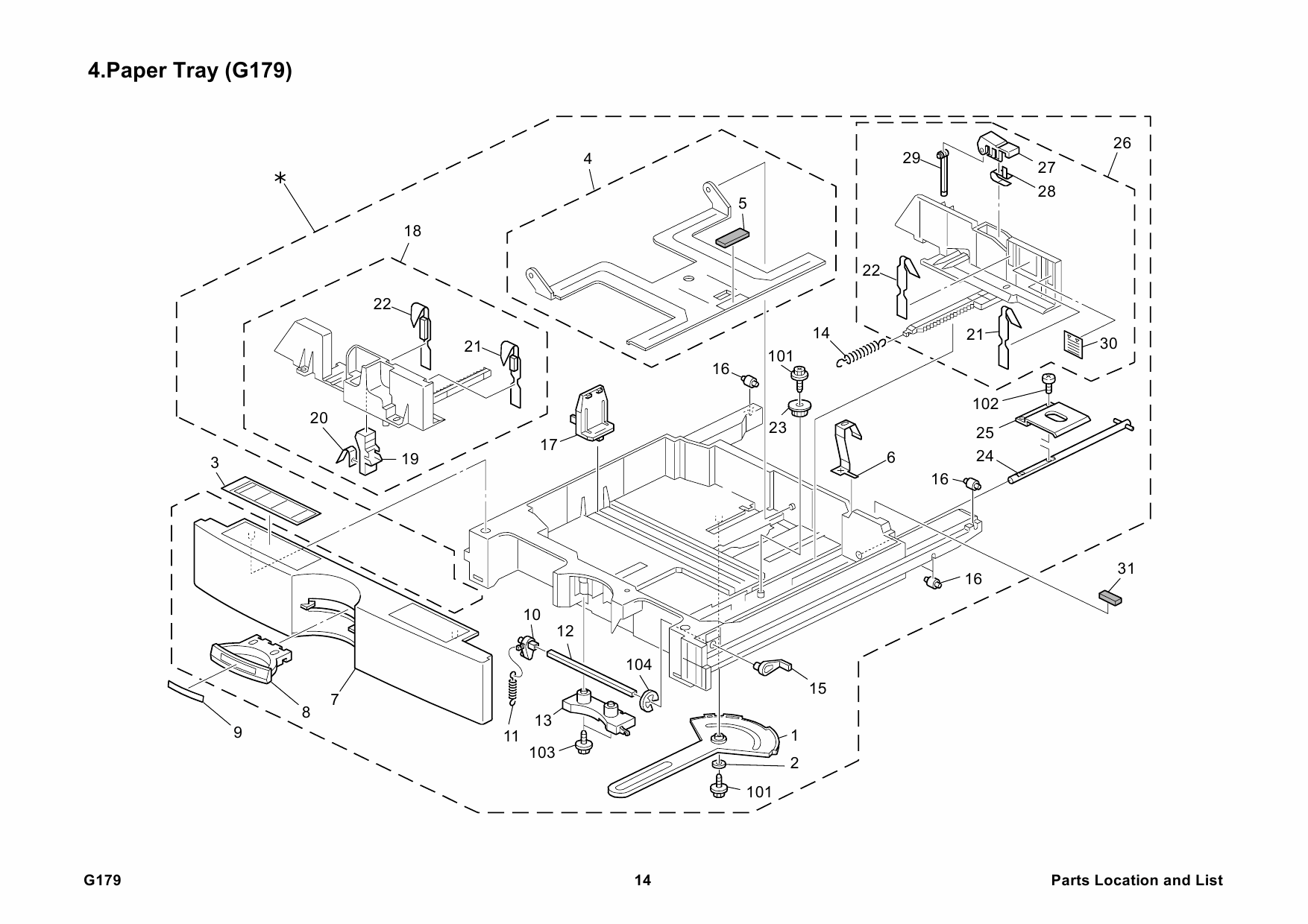 RICOH Aficio SP-8200DN G179 Parts Catalog-4